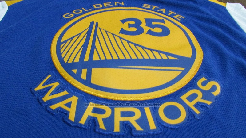 Maglia Bambino Golden State Warriors Kevin Durant #35 2017-18 Blu